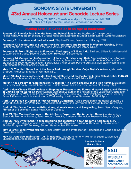 2026 - SSU Lecture Poster