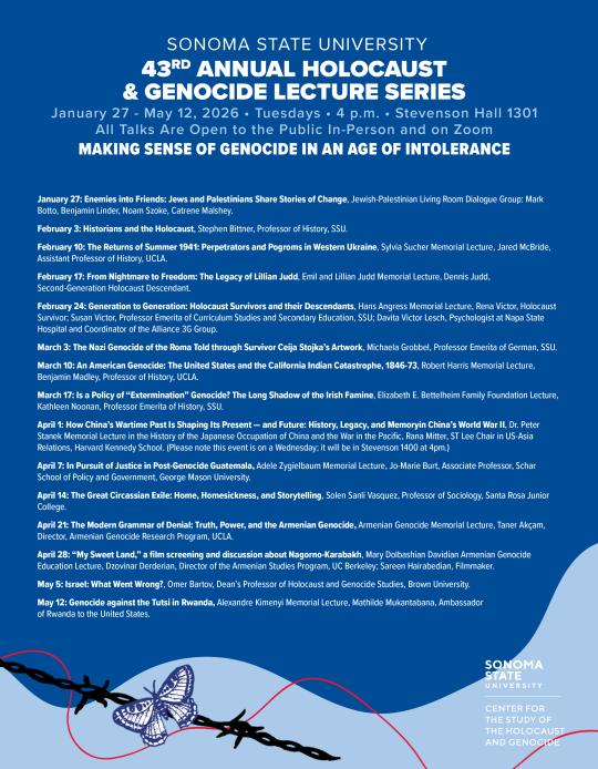 Poster with event details